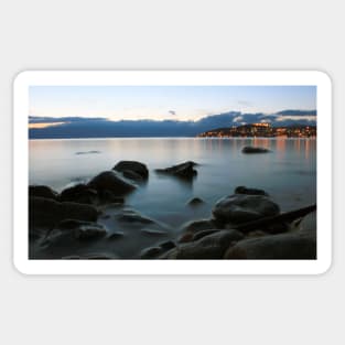 City lights - Ohrid Sticker